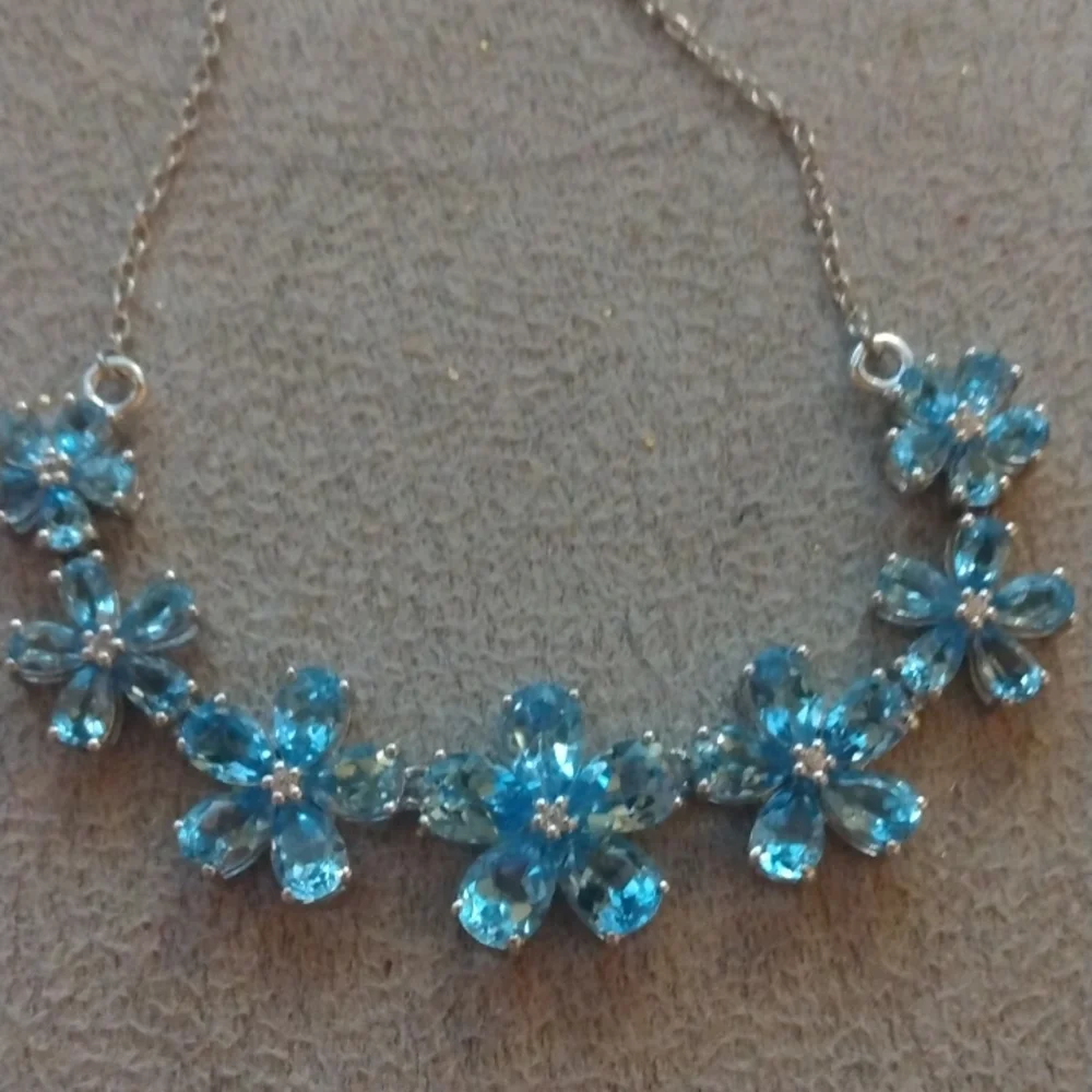 Stamped .925 Zircon Necklace